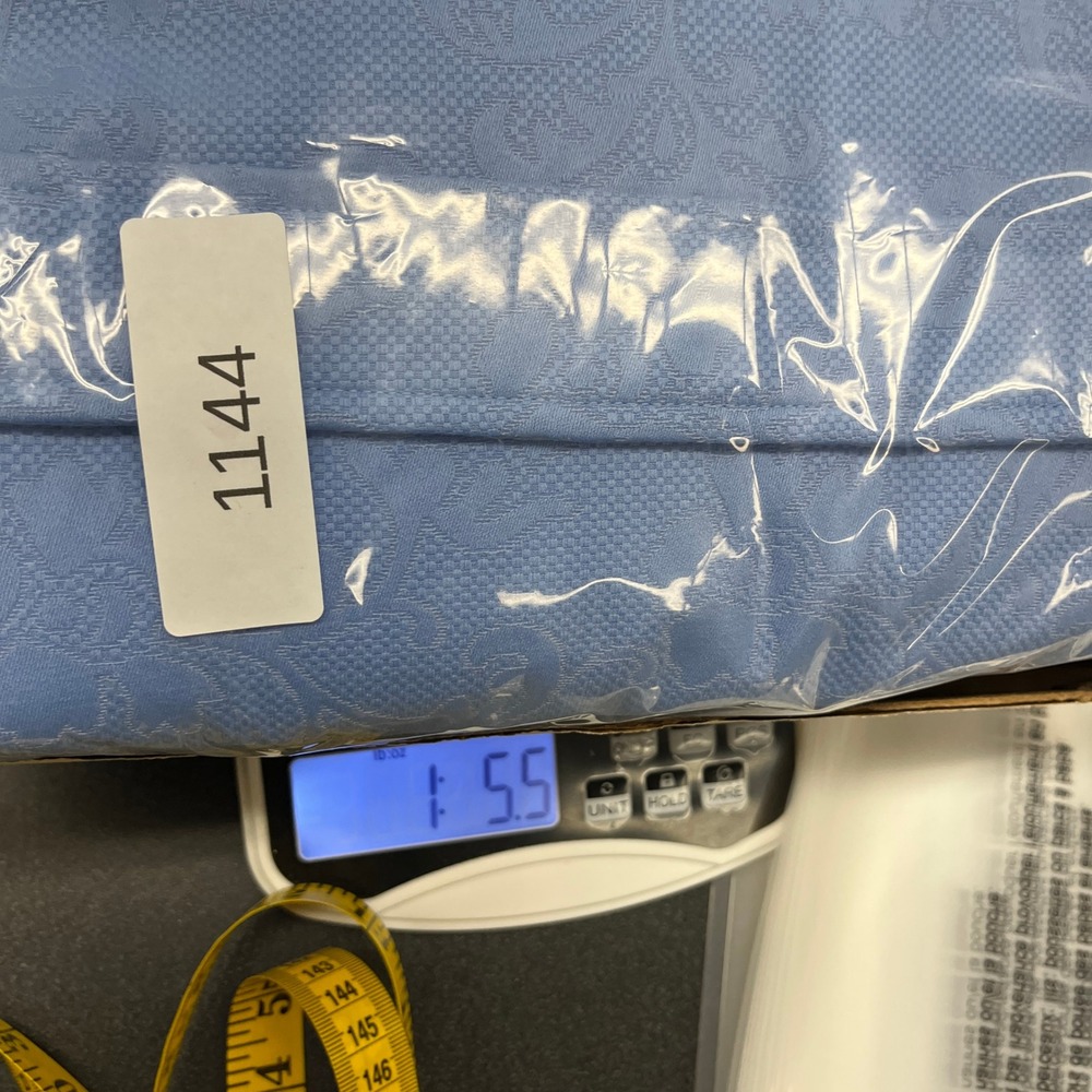 Sag Harbor Jacket Womens 16 Blue Floral Jacquard Peter Pan Collar Button Front - Picture 10 of 10